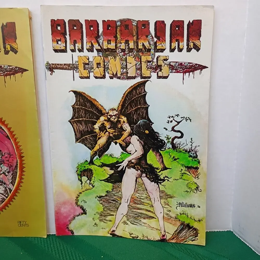 Barbarian Comics Lot of 2 (#2 & #3) Hale Han 1973-1974 California Comics